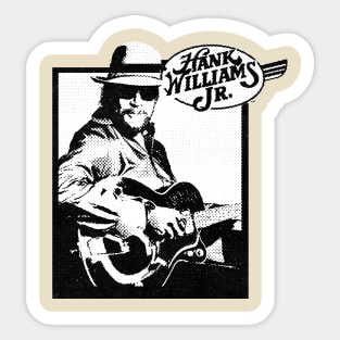 Hank Williams Halftone Sticker